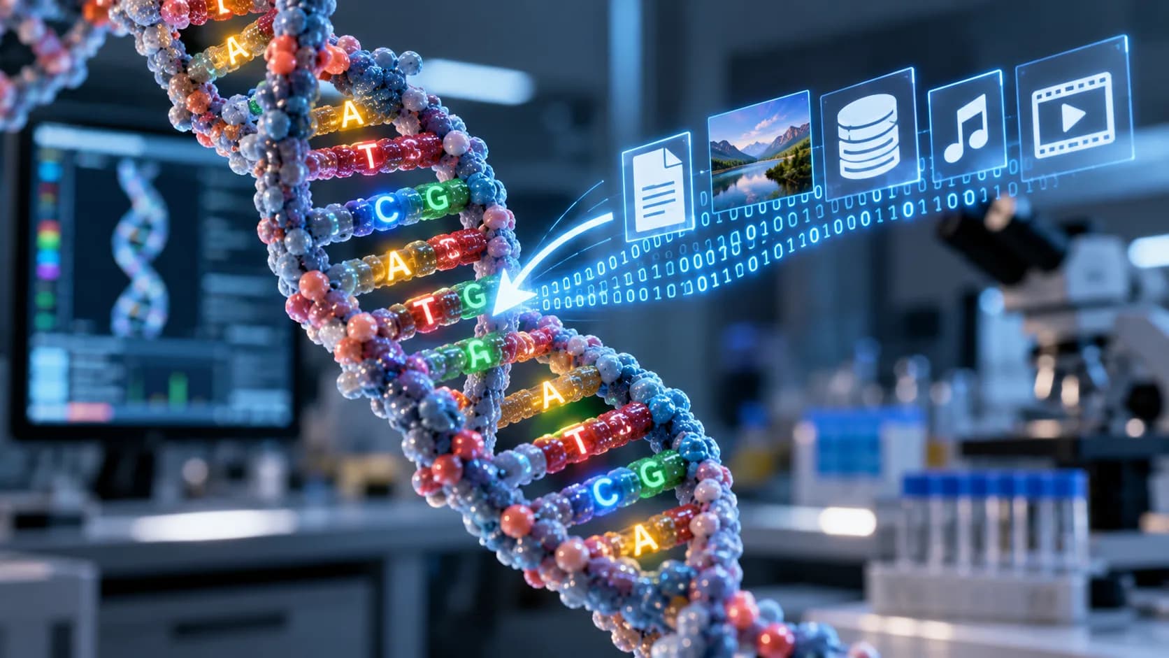 DNA’nın İçine Film, Fotoğraf ve Oyun Kaydedilebilir mi?
