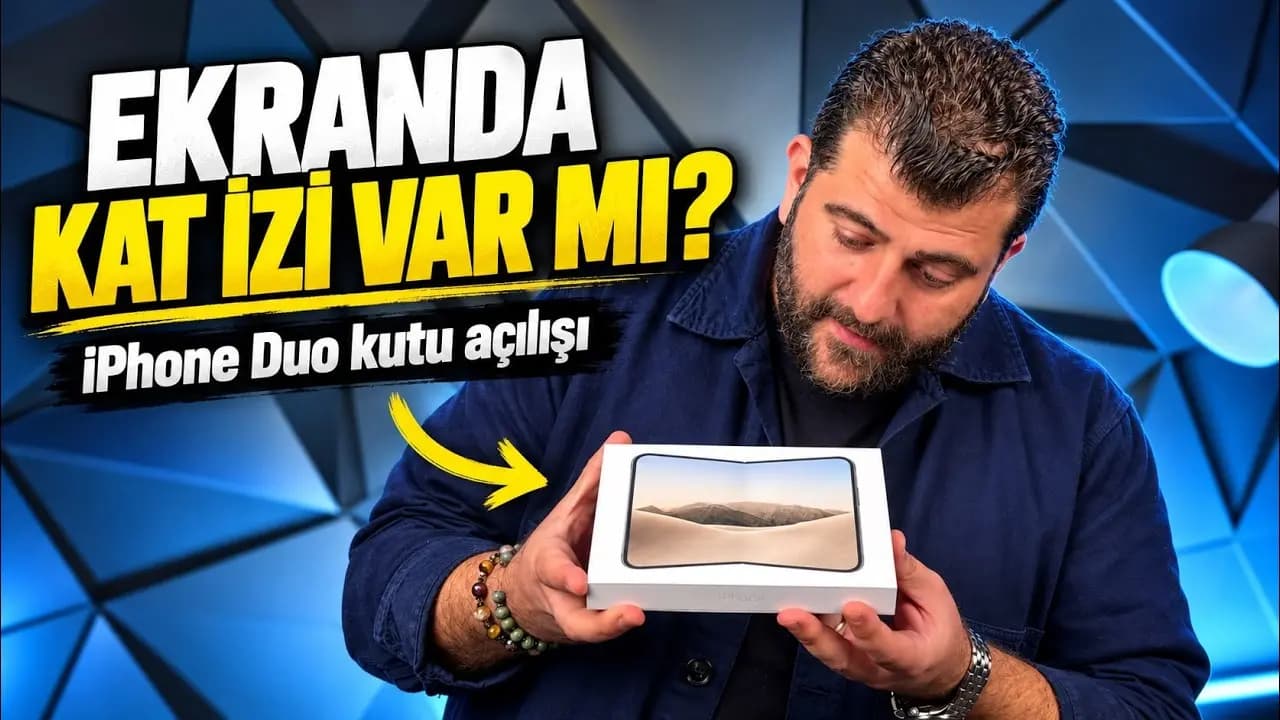 Katlanabilir iPhone, Apple iPhone Duo kutu açılımı