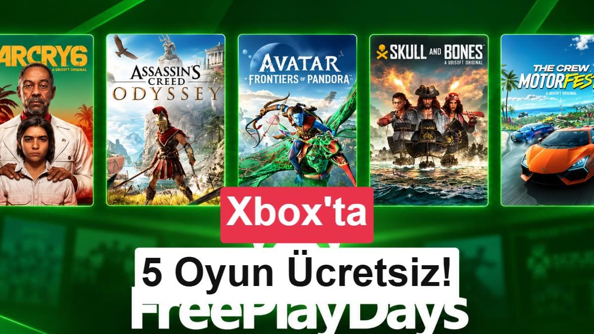 Xbox'ta 5 oyun kısa süreliğine ücretsiz erişime açıldı