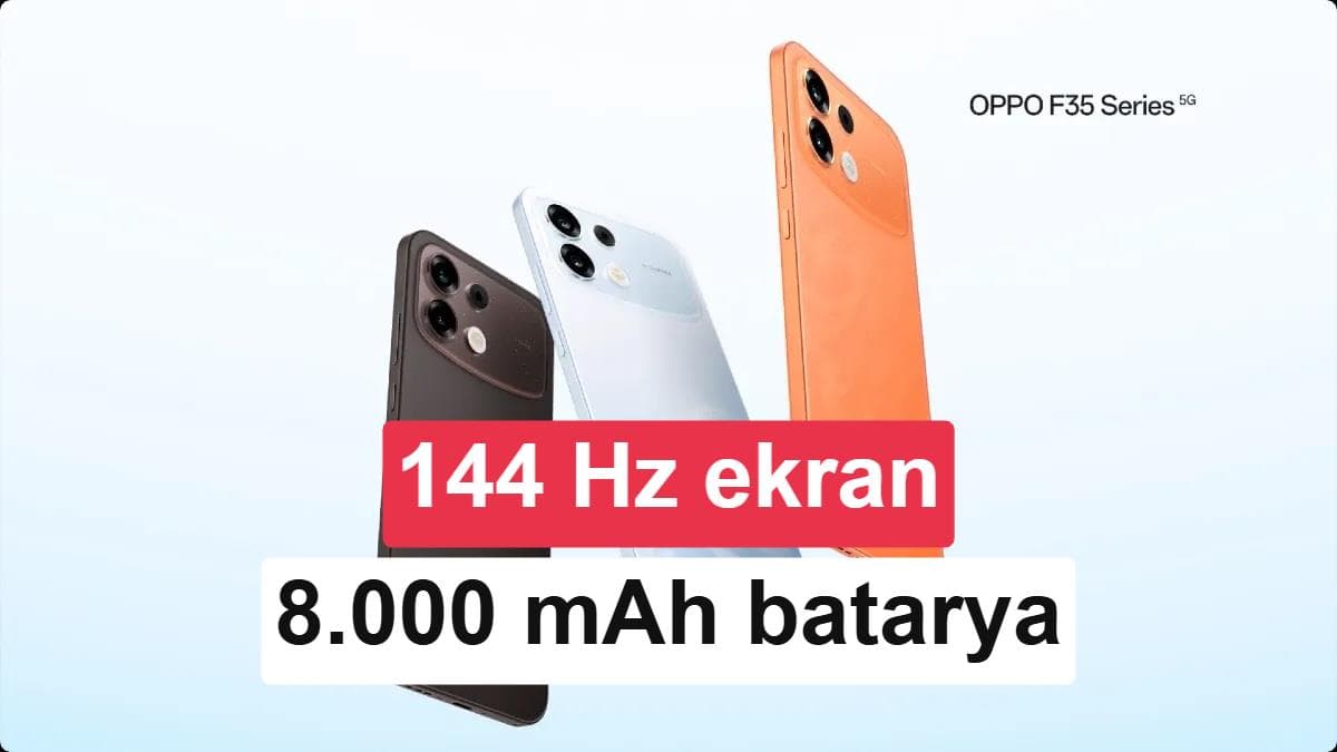 Oppo F35 ve F35 Pro resmen tanıtıldı: İşte özellikleri ve fiyatı