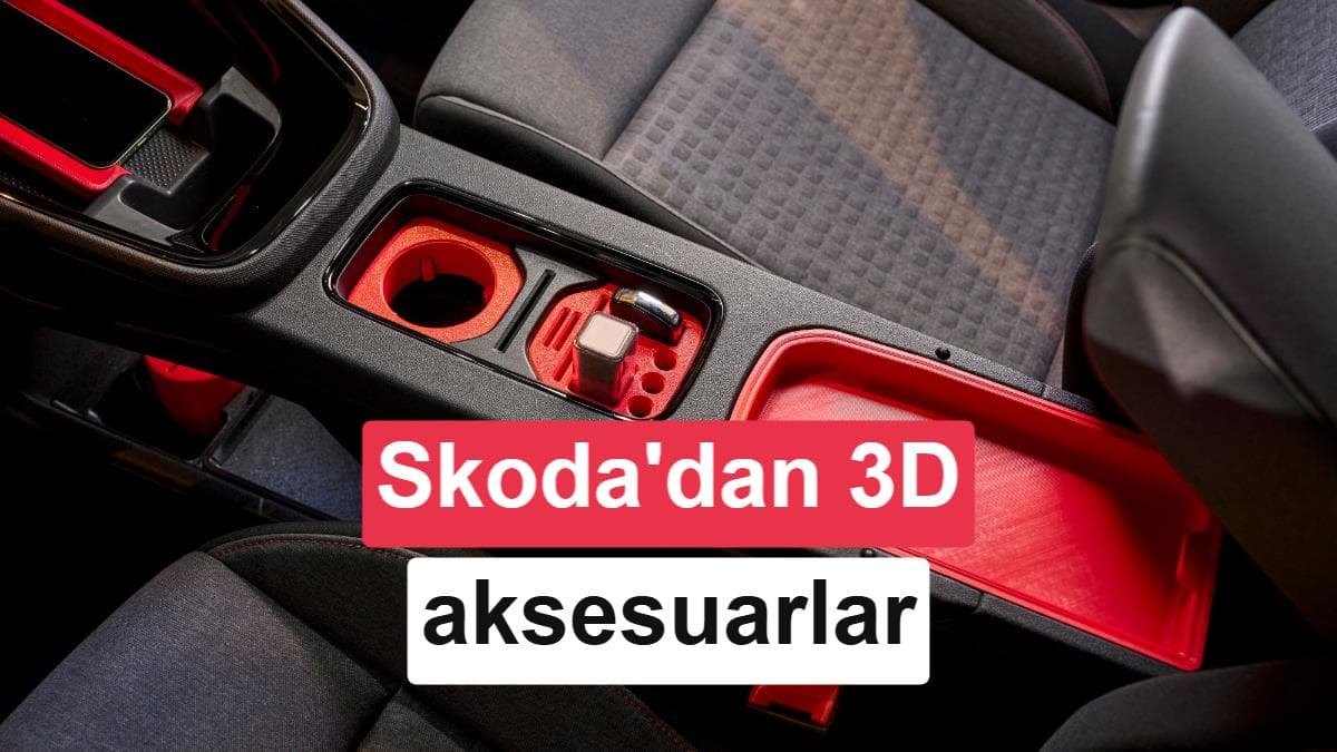 Skoda'dan 3D yazıcılarla üretilebilen yeni aksesuarlar