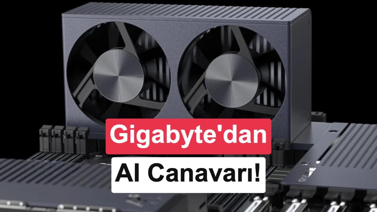 Gigabyte'dan aktif soğutmalı anakart: 2TB RAM, 9 GPU desteğiyle geliyor