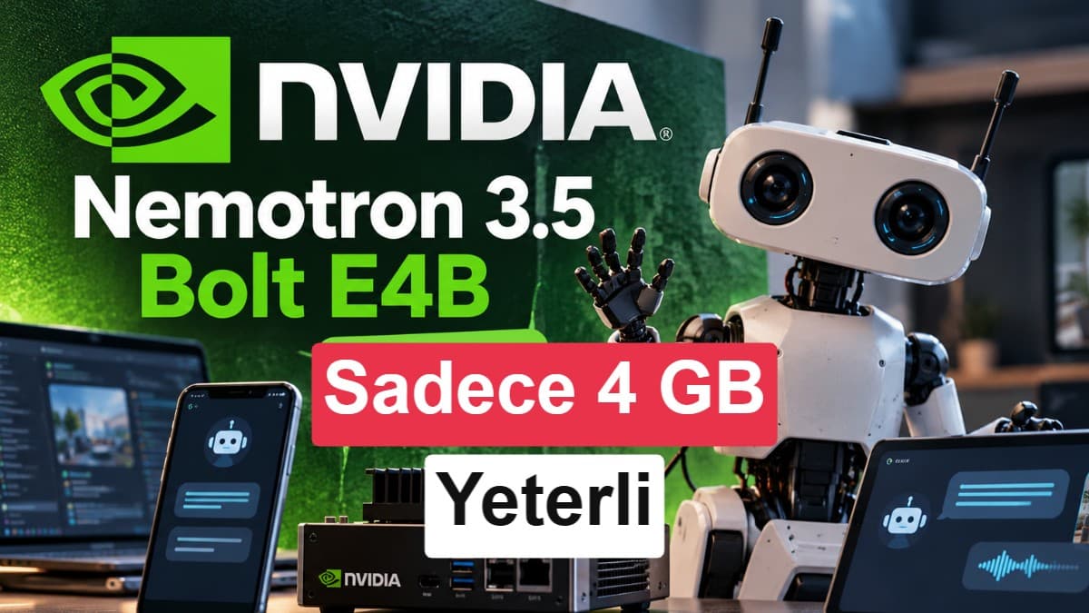Nvidia’dan sadece 4 GB’lık yeni yapay zeka modeli: İnternetsiz çalışıyor
