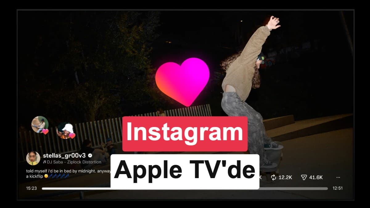 Instagram Apple TV uygulaması yayınlandı