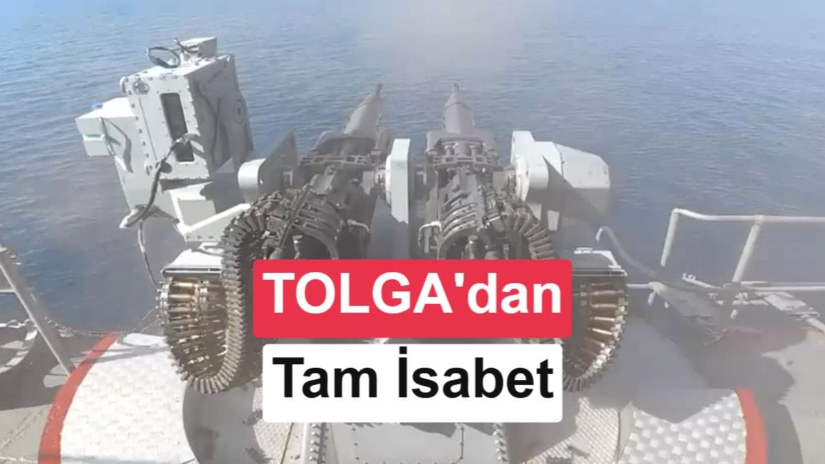 TOLGA ilk kez savaş gemisine entegre edildi: İHA ve İDA'ları vurdu