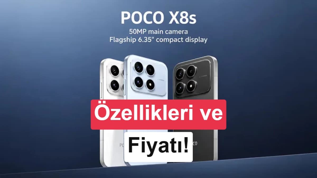 Poco X8s tanıtıldı: Kompakt tasarım ve 100W hızlı şarj
