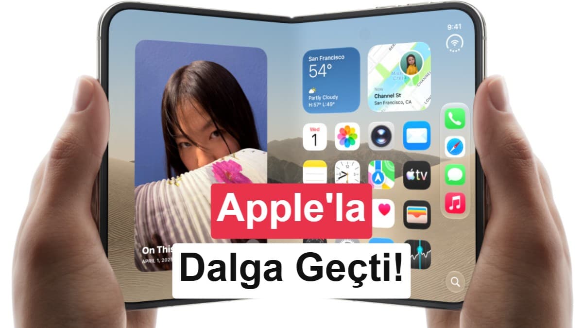 Samsung'dan Apple'a gönderme: Katlanabilir iPhone'u tiye aldı